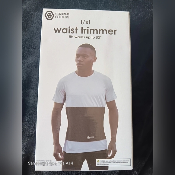 Series 8 Fitness Other - Black Unisex Waist trimmer